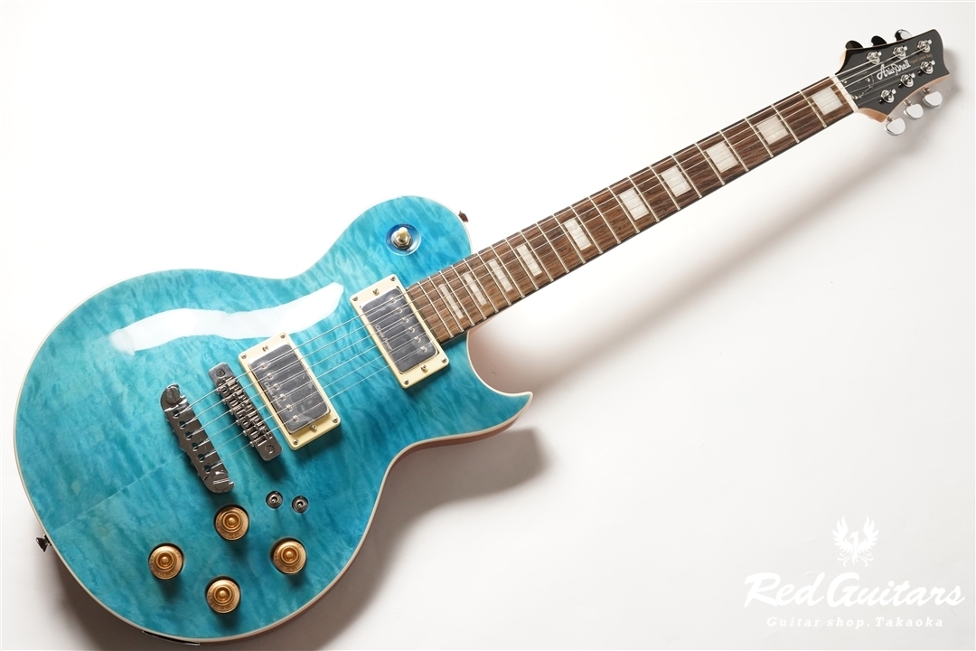 Aria Pro II PE-480 - See-through Emerald Blue | Red Guitars Online Store